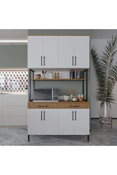 ED PET DİZAYN Çok Amaçlı Dolap Mutfak Bangosu Kahve Köşesi Konsol