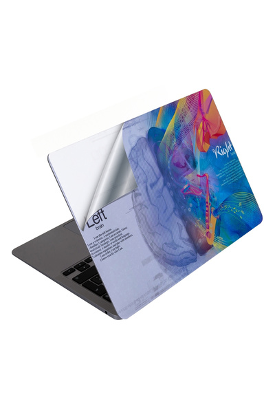 Mcstorey Macbook Air M2-m3-m4 Kılıf 13.6inç Sticker Yapıştırma Kaplama Brainnl A2681 A3113 A3240 Ile Uyumlu