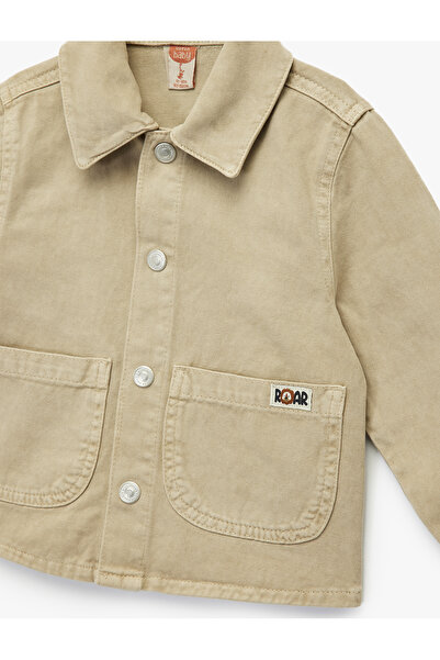 Koton Cotton Long Sleeve Classic Collar Denim Jacket