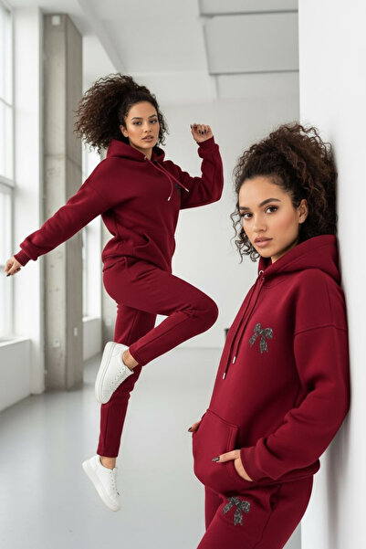 Ferte Women's Oversized Hoodie Sweatshirt & Track Pants Women's Sports Suit Casual Track Suit Set
