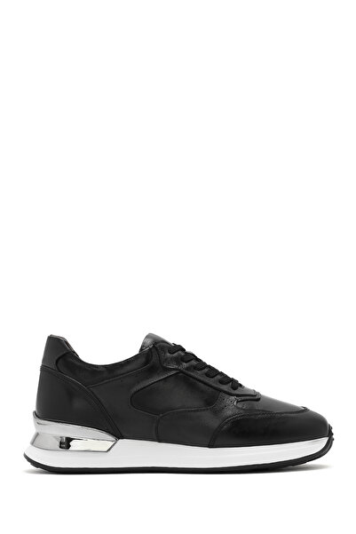 Derimod Men's Black Lace-Up Leather Sneaker 25Sfd 603818