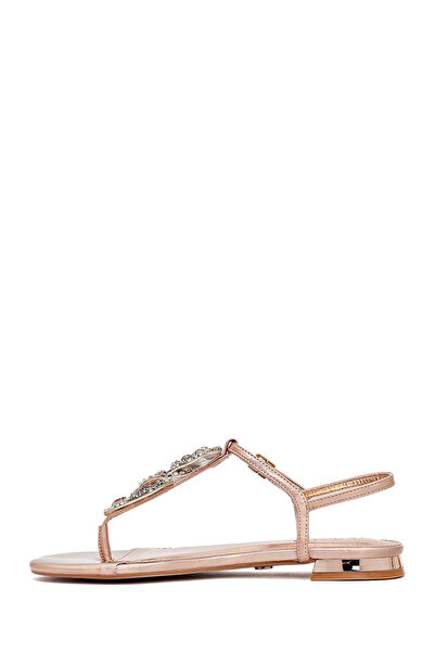 Derimod Women's Pink Stone Flip Flops Sandals 25Sfe481032