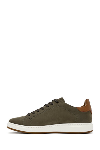Derimod Erkek Yeşil Bağcıklı Nubuk Deri Sneaker 25SFD6116V3