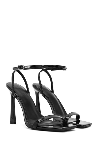 Derimod Pantofi cu toc înalt și subțire pentru femei, cu curele la gleznă, sandale 25SFE493716