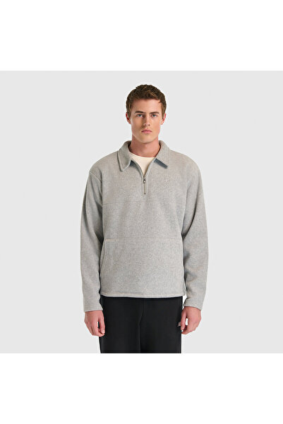 New Balance MNC3520 Gri Erkek Sweatshirt
