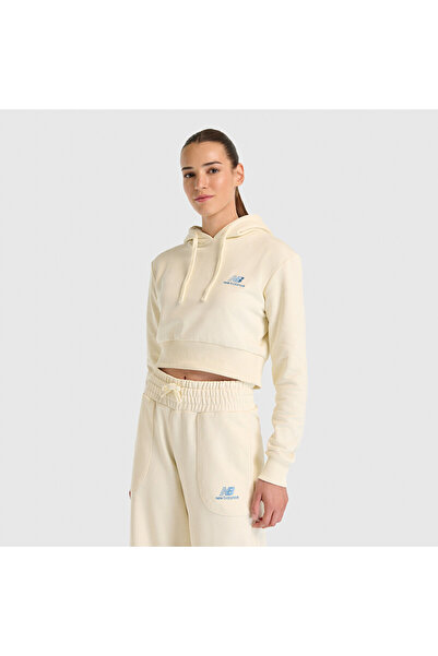 New Balance WNH3515 Bej Kadın Sweatshirt