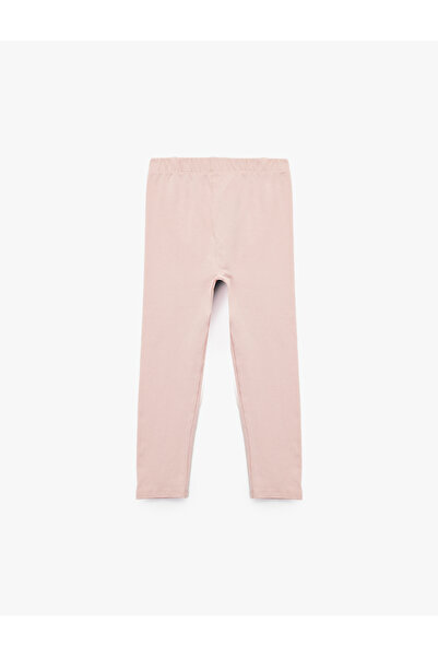 Koton Σετ κολάν 3 τεμαχίων με βαμβακερό σχέδιο και ελαστική μέση