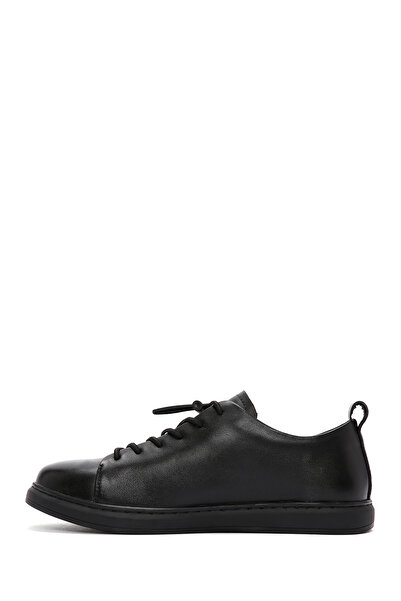 Derimod Men's Black Lace-Up Leather Sneaker 25Sfd 690818
