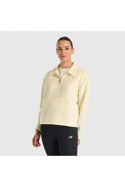 New Balance WNC3520 Bej Kadın Sweatshirt