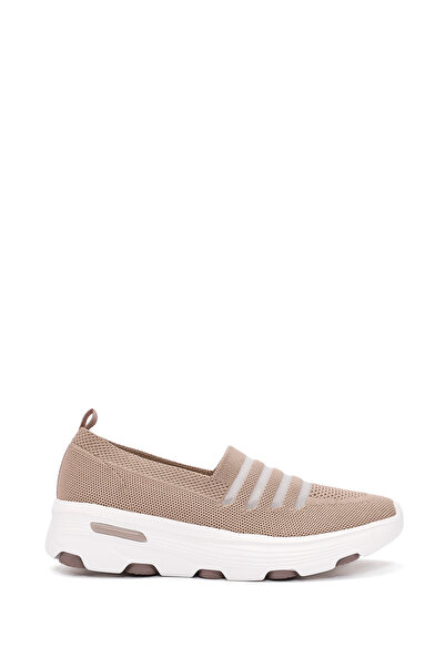 Derimod Zero Kadın Bej Kumaş Casual Sneaker 25SFE49526F