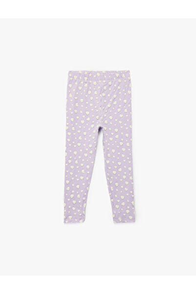 Koton Σετ κολάν 3 τεμαχίων με βαμβακερό σχέδιο και ελαστική μέση