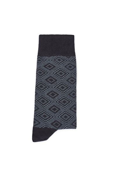 Derimod Ανδρικές μακριές κάλτσες γκρι 000A2C35056F