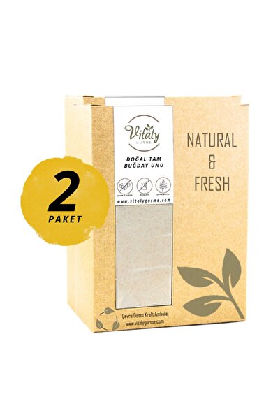 Vitaly Gurme Doğal Tam Buğday Unu +8 Ay Bebek Ek Gıda 2'li Paket 2x500g