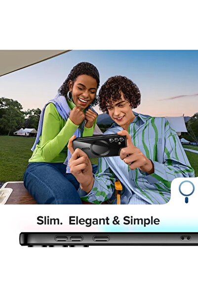 SKYDDAR INNOVATION Θήκη για Samsung Galaxy S25, Πολυτελής Ασπίδα Magsafe, Αντικραδασμική Προστασία, Σετ Αυτοκόλλητων, Σκούρο Πράσινο