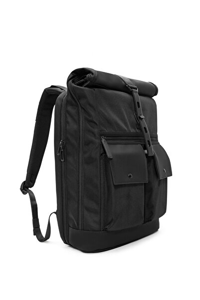 Derimod D-Pack Unisex Black Backpack 24Wbd30076F