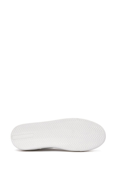 Derimod Erkek Beyaz Bağcıklı Kalın Tabanlı Deri Sneaker 25SFD750618
