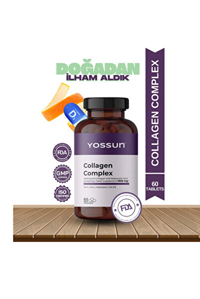 yossun Acid Hydrolyzed Collagen and Hyaluronic Tablet - Food Supplement