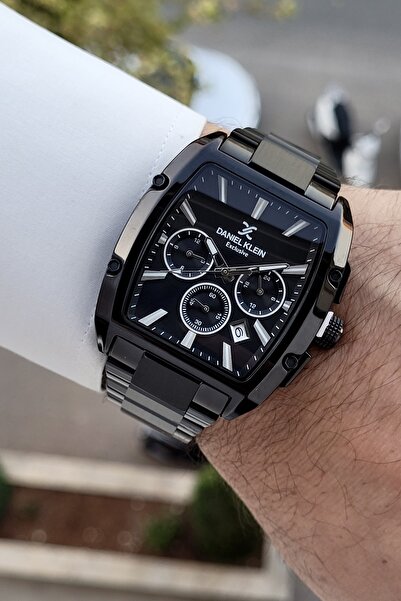 Daniel Klein Siyah Renk 24 Ay Garantili Göstergeleri Aktif Hediye Paketli Erk...