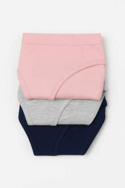 LİBELLA İÇ GİYİM Kadın Pamuklu Orta Bel Külot – 5’li Basic Paket