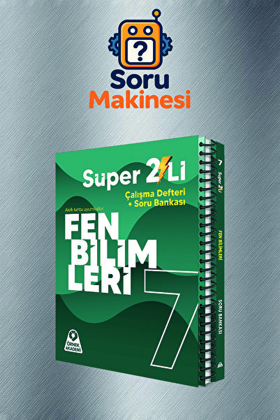 Örnek Akademi Yayınları Örnek Akademi 7.SINIF SÜPER 2Lİ FEN BİLİMLERİ