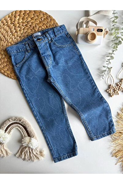 Argün kidss Kalpli Denım Jean
