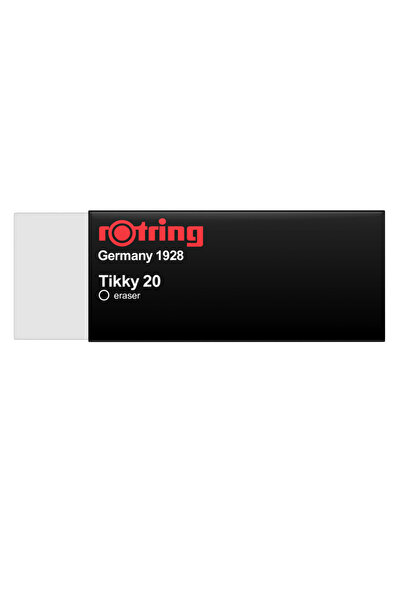 Rotring Tikky 20 eraser, rectangular, 65 x 23 x 13mm, white