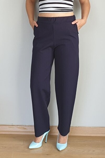 Şahbaz Plus Size Lycra Fabric Trousers