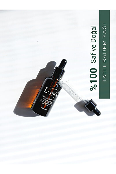 Tatlı Badem Yağı 50 ml - Soğuk Sıkım %100 Saf - Prunus amygdalus dulcis