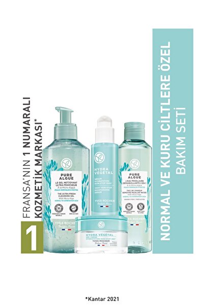 Yves Rocher Normal/ Kuru Ciltlere Özel Günlük Rutin Seti-9916705