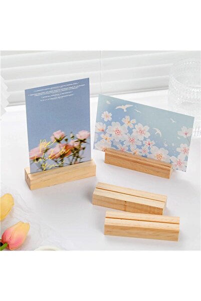 fuggo Ahşap Resim Afiş Kart Tutucu 9cm 20 Adet,düğün Parti Organizasyon Masa ...