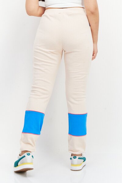 UMBRO Women Sportwear Fit Brand Logo Outdoor Jogger Pants, Peach