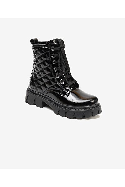 Greyder Kız Çocuk Siyah Hakiki Deri Ayakkabı 3K5ZB66678