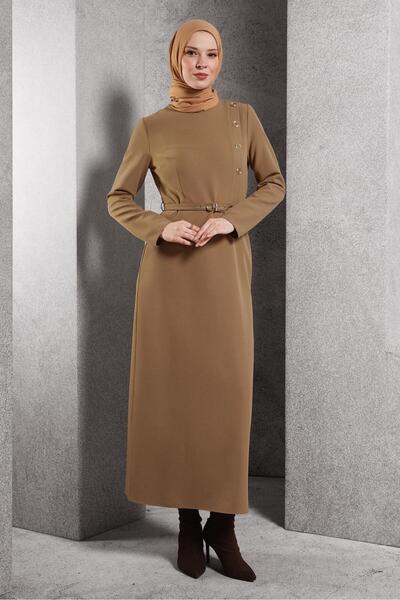 Alvina KEMERLİ TESETTÜR ELBİSE 45189