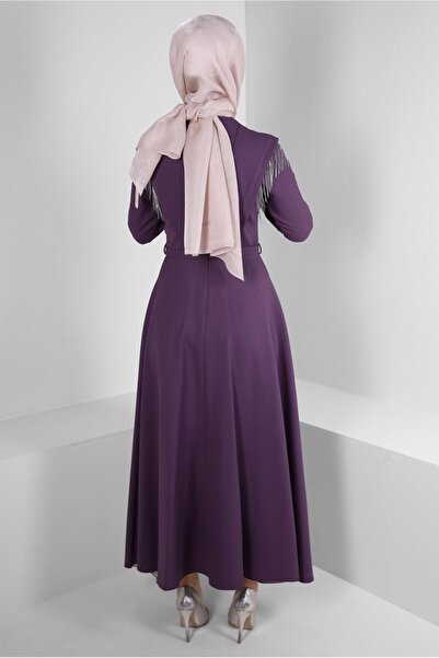 Alvina ΚΡΕΠ ΦΟΡΕΜΑ ΜΕ ΖΩΝΗ ΜΕ ΛΕΠΤΟΜΕΡΕΙΑ ΑΛΥΣΙΔΑΣ 43589