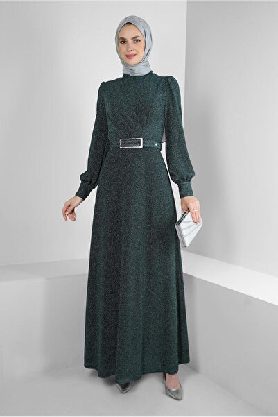 Alvina KEMERLİ SİMLİ ABİYE ELBİSE 50396