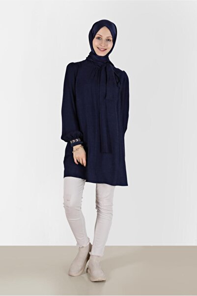 Alvina EMBROIDERED AND TASSELED TUNIC WITH BOW DETAIL 42376