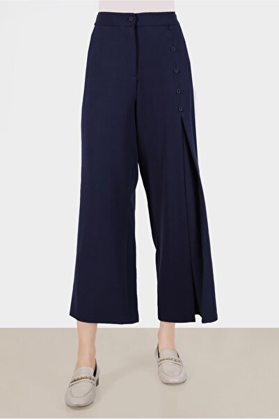 Alvina Hlače širokog kroja sa detaljima nabranih gumba 70359