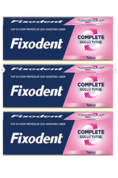 Fixodent Diş Protez Yapıştırıcı Güçlü Tatsız 47gr x3 Adet