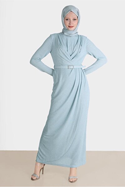 Alvina SİMLİ KEMERLİ ABİYE 50237