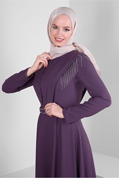 Alvina ΚΡΕΠ ΦΟΡΕΜΑ ΜΕ ΖΩΝΗ ΜΕ ΛΕΠΤΟΜΕΡΕΙΑ ΑΛΥΣΙΔΑΣ 43589