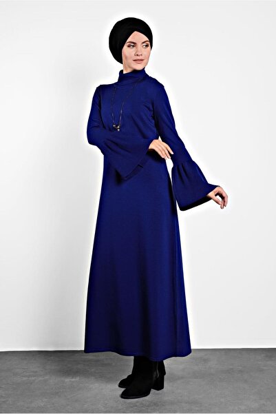 Alvina Сукня з воланами на рукавах і широким вирізом 40012