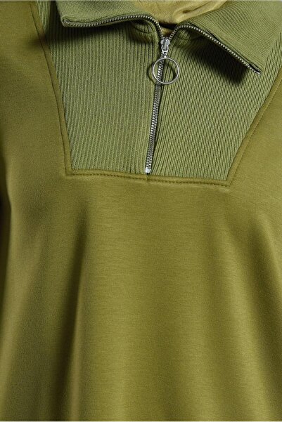 Alvina YAKASI FERMUARLI EŞOFMAN TUNİK 45287