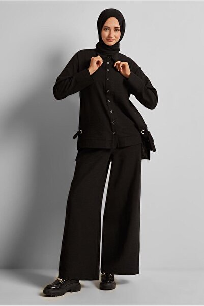 Alvina Tie-Up Detail Pants Suit 45775