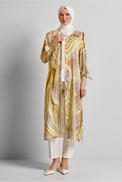 Alvina Long Satin Tunic 45457