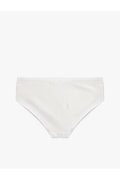 Koton Chiloți hipster cu talie înaltă, confortabili, din bumbac, cu detaliu în talie