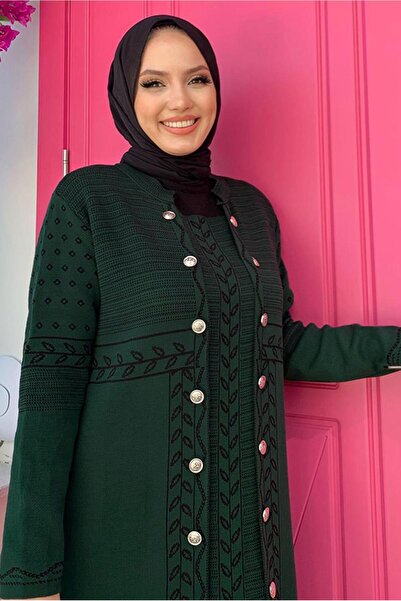 TRENDTESETTÜR ΓΥΝΑΙΚΕΙΟ ΠΡΑΣΙΝΟ (SUMRIT) ΠΛΕΚΤΟ ΜΠΟΥΦΑΝ ΜΕ ΣΧΕΔΙΟ T 70332