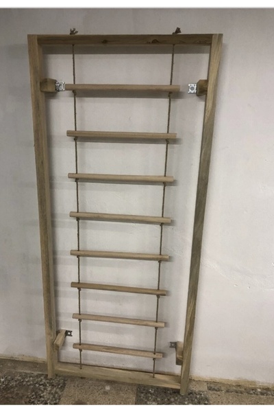 niloyuncak Ahşap Tırmanma Merdiveni Anaokulu Ağ Tırmanma Ip Tırmanma