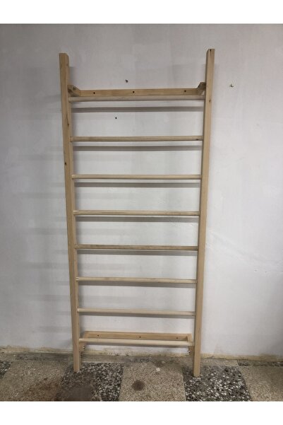 Genel Markalar Eşsiz Wood 200x70 Isveç Tırmanma Duvarı - Jimnastik Egzersiz Merdiveni - Duvar Barı