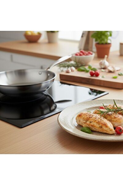 Prestige Infinity Tri Ply Stainless Steel 26cm Fry Pan | Induction + all hob suitable | PR81182