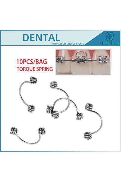 Choice1 10 قطع من نوابض عزم الدوران للأسنان، مقاس 16 × 22، دعامة تقويم الأسنا...